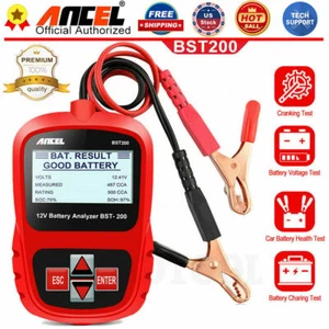 Car Battery Tester 12V Smart Auto Digital Cranking Charging Test Diagnostic Tool - Picture 1 of 14