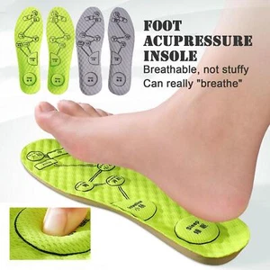 Acupressure Massage Insoles For Men/Women Shoe-pad breathabl herbal SALE S59C - Picture 1 of 14