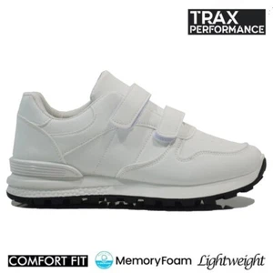 HERREN FREIZEITSCHUHE MEMORY FOAM WEITE PASSFORM WALKING LAUFEN SPORT GYM SCHUHE GRÖßE - Bild 1 von 26
