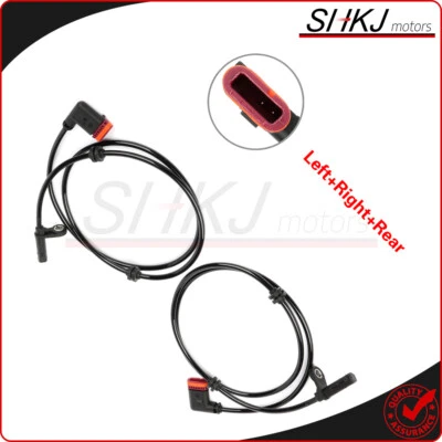 2 Rear ABS Sensor For Mercedes-Benz C300 C350 2010 2011 Base Luxury 4Matic 3.5L - Image 1 of 4