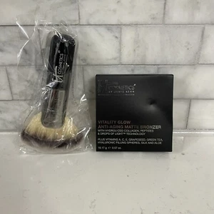 IT Cosmetics Vitality Anti-Aging Matte Bronzer w/ Fan Brush New Authentic RARE - Picture 1 of 7