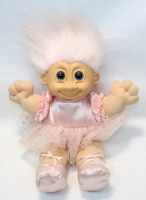 Muñeca bailarina de pelo rosa Troll Kidz de Russ ojos azules #42318 de colección  Foto 1 de 4