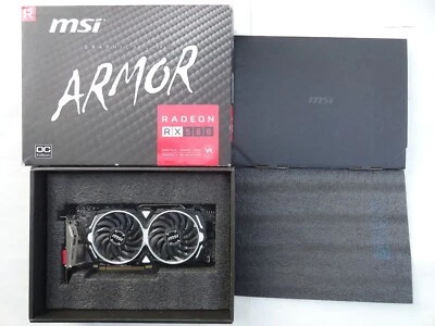 BOX + MSI Radeon RX 580 8GB ARMOR OC GAMING Graphics VIDEO Card RX580ARMOR8GOC - Image 1 of 4