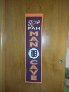 Chicago Bears Man Cave Banner 8"x32" NFL Football Wool Pennant Embroidered - Picture 1 of 3