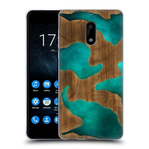 OFFICIAL ALYN SPILLER WOOD & RESIN SOFT GEL CASE FOR NOKIA PHONES 1 - Picture 1 of 11