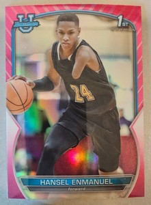 2022-23 Bowman University Chrome Basketball Pink Refractor U Pick A Card 1-100