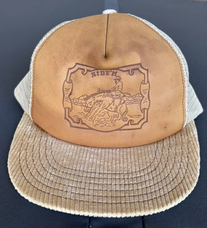 Gorra de Colección Ride’m Vaquero Rodeo Malla Camionero SnapBack Hecha en EE. UU. Reynolds Foto 1 de 4
