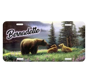 Bears Mountains Personalized License Plate Custom Auto Car Tag - Picture 1 of 2