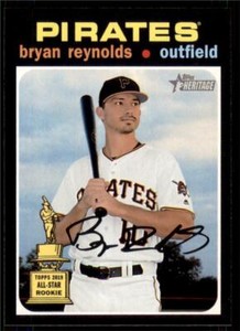 2020 Topps Heritage Base #383 Bryan Reynolds - Pittsburgh Pirates