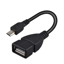 10cm Micro USB OTG Cable Adapter Micro USB Male to USB 2.0 Female Converter Lead
