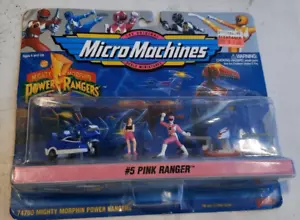 1994 MICRO MACHINES Mighty Morphin POWER RANGERS Pink Ranger #5 Figuren Galoob - Bild 1 von 4