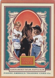 2013 PANINI GOLDEN AGE SEATTLE SLEW #130 HORSE RACING NMMT/MINT *A11320 - Picture 1 of 1