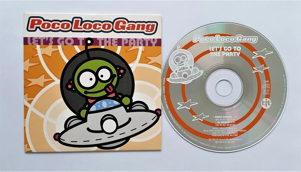 POCO LOCO GANG Let's go to the party 2-track CD Single Card sleeve - Bild 1 von 1