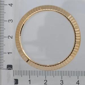 Original geriffelte 18K Gelbgold Lünette für Rolex 41mm 218238 oder 116333 - Bild 1 von 3