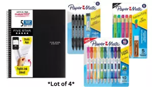 Fünf Sterne 5 Themen verdrahtetes Notizbuch, PaperMate Handschrift & Profilstifte Posten - Bild 1 von 8