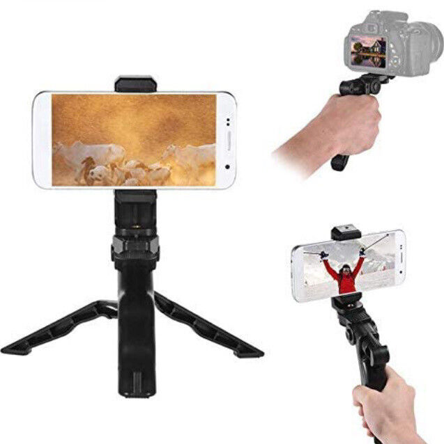 Phone Tripod, Andoer Camera stabilizer 1/4 Screw Handheld Multi-Use Pistol Grip