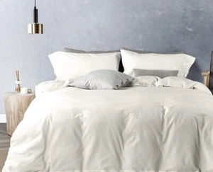 NEW UEU HOME COLLECTION LUXURY 3 PIECE DUVET COVER SET, VARIOUS SIZES AND COLORS - Picture 1 of 6