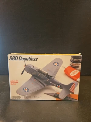 Vintage rare Sealed vintage SBD DAUNTLESS AIRPLANE MODEL KIT - Image 1 of 4