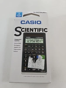 BRAND NEW SEALED CASIO FX-260 SOLAR II FRACTION SCIENTIFIC CALCULATOR! - Picture 1 of 3