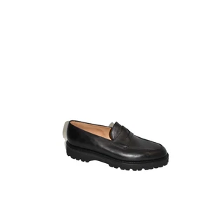 ¡Nuevo! JOHN LOBB Lopez Nuevo Mocasín Estándar Cuero Penny Talla 9.5 UK 10.5 US DD514 - Imagen 1 de 7