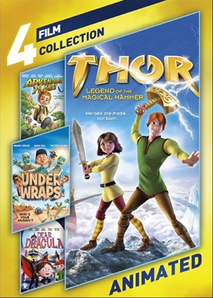 Thor/Adventure Planet/Under Wraps/Dear Dracula (DVD 2018) New 4 Film Colllection - Image 1 of 1