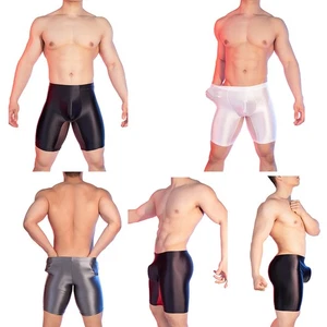 Low Waist Breathable Men's Boxing Shorts, Inflatable Bag Sexy Men's Underwear - Picture 1 of 39