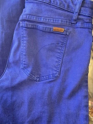 Pantalones ajustados al tobillo JOE'S JEANS para mujer talla 31 AZUL REAL HECHOS EN EE. UU. elásticos Foto 1 de 4