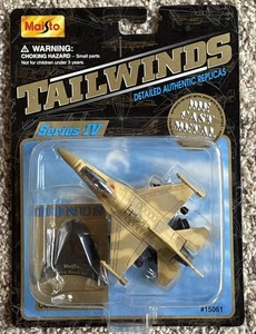 Maisto Tailwinds F-16 BLOCK 60  Plane Desert Falcon Attack Aircraft UAE Diecast - Picture 1 of 4