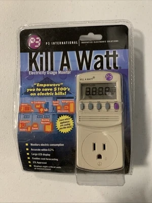 New P3 International P4400 Kill A Watt Electricity Usage Monitor Save Energy - Image 1 of 3