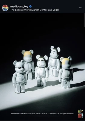 DCON 2025 Backstreet 男孩 Millennium 100% Bearbrick 套装 DesignerCon 限定! — 第 1/4 张图片