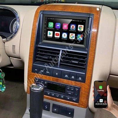 For 2006-10 Ford Explorer 7" Apple Carplay Radio Android 15 GPS NAVI WIFI AHD Foto 1 de 4