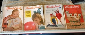 (4) Lot 1948 & 1951 & 1953 Family Circle Magazines - Picture 1 of 8