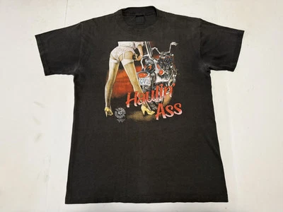 Harley de motociclista vintage 1990 Just Brass Rebel Rider Haulin Ass emblema L 3D años 90 Foto 1 de 4