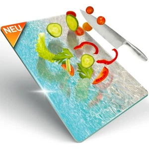 Decovetro Schneidebrett Glas |40x30cm | Glass Cutting Board | Leicht zu reinigen - Bild 1 von 7