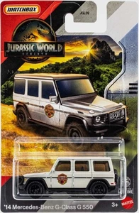 MATCHBOX JURASSIC WORLD REBIRTH WHITE 2025 MERCEDES-BENZ G CLASS G550 #14 FSC - Picture 1 of 1
