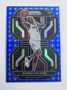 2021 Panini PRIZM Bones Hyland RC #302 NBA 75th Anniversary Blue - Bild 1 von 2