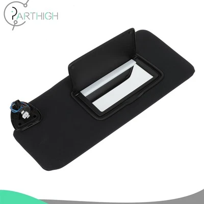 Black Driver Left Sun Visor For 2009-2020 Nissan 370Z 2.5L 3.5L Driver Side - Image 1 of 4