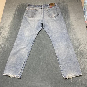 Wrangler Jeans Herren 38x32 Blau Denim Light Wash Baumwolle Regular Fit Straight Leg - Bild 1 von 15