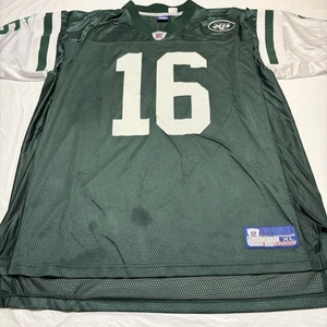 New York Jets Vinny Testaverde grün Reebok On Field NFL Trikot Herren XL Flecken - Bild 1 von 11