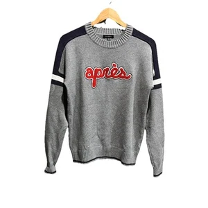 Suéter para mujer Alp N Rock gris Apres manga larga cuello redondo talla mediana - Imagen 1 de 5