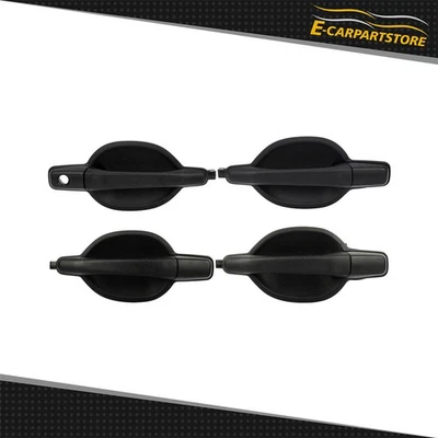 4x Exterior Door Handles Front Rear LH RH Fits 2004-11 Mitsubishi Endeavor Foto 1 de 4