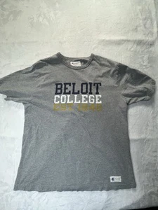 Beloit College Champion Hemd Herren L grau Baumwolle - Bild 1 von 9