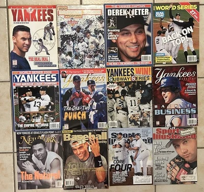 1996 2009 New York Yankees DEREK JETER Lot 2001 ALCS Prog WORLD SERIES Captain - Image 1 of 4