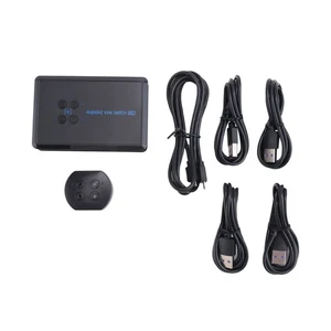 4 Port -Kompatibler KVM- 4K USB KVM-Switcher 4 in 1 Out Hot Share USB für M4506 - Afbeelding 1 van 8