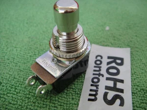1pc Momentary Metal Stomp Foot Switch N/O Normal Off 4 Guitar Pedal - Picture 1 of 1