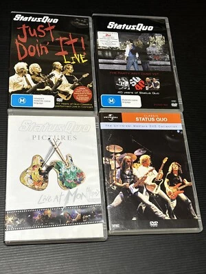 Status Quo, Lot Of 4 x DVD's, Live At Montreux, (DVD, 4-Disc Set, Region 4) PK6 - image 1 of 4
