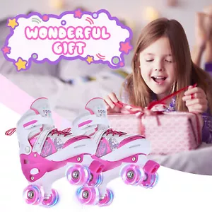 TOMSHOO Kleinkind Roller Blades verstellbar Rollschuhe glatte Rollerblades L1M8 - Bild 1 von 8