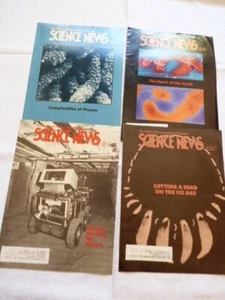 Lot of 4 1986 issues Science News Magazines June July December - Imagen 1 de 10