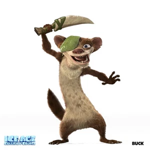 Ice Age # 10 - 8 x 10 - T Shirt Iron On Transfer - Buck - Picture 1 of 1