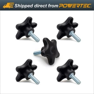 5-Star Stud Knob, 5/16"-18, 5PK (QNB3007) POWERTEC - Picture 1 of 9